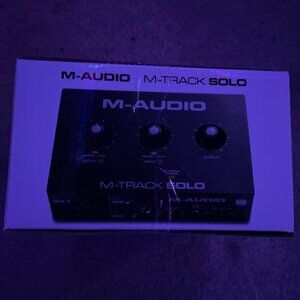M-Audio M-Track Solo NEW SEALED BOX